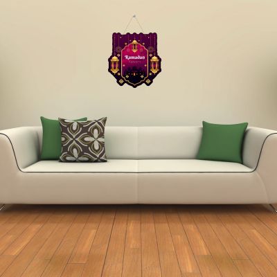 Ramadan Kareem Islamic Wall Hanging Festival Gift for Muslim Friend Home, Bedroom, Living Room Décor Gift Items